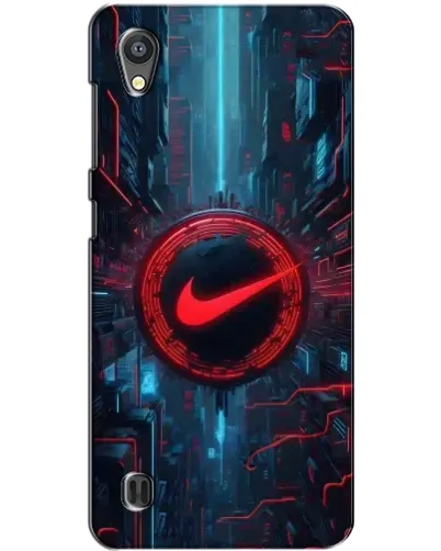 Чехол для ZTE Blade A5 с картинкой «Техногенный стиль Nike»