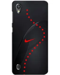Чехол для ZTE Blade A5 с картинкой «Абстрактный дизайн Nike»
