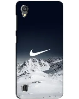 Чехол для ZTE Blade A5 с картинкой «Nike — зимние горы»