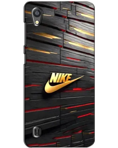 Чехол для ZTE Blade A5 с картинкой «Золотой Nike на металле»
