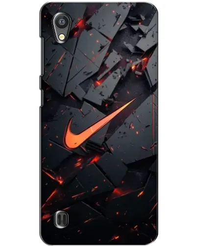 Чехол для ZTE Blade A5 с картинкой «Nike — эффект разломов»