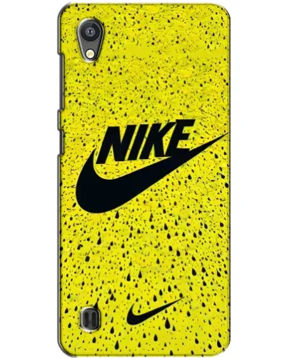 Чехол для ZTE Blade A5 с картинкой «Желтый текстурный Nike»
