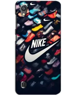 Чехол для ZTE Blade A5 с картинкой «Коллекция кроссовок Nike»