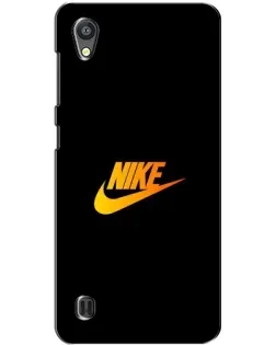 Чехол для ZTE Blade A5 с картинкой «Золотой логотип Nike»