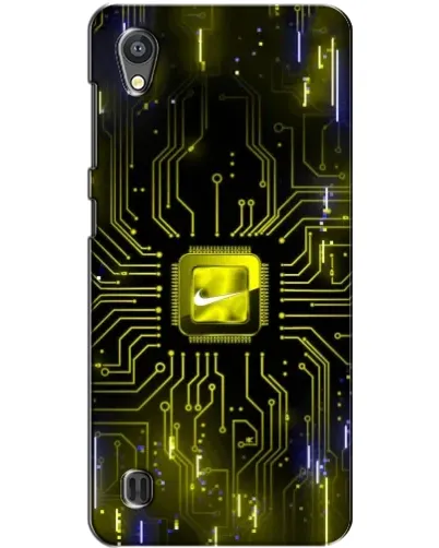 Чехол для ZTE Blade A5 с картинкой «Nike — золотая искра»