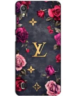 Чехол для ZTE Blade A5 с картинкой «Цветочный Louis Vuitton»