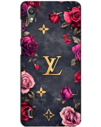 Чехол для ZTE Blade A5 с картинкой «Цветочный Louis Vuitton»