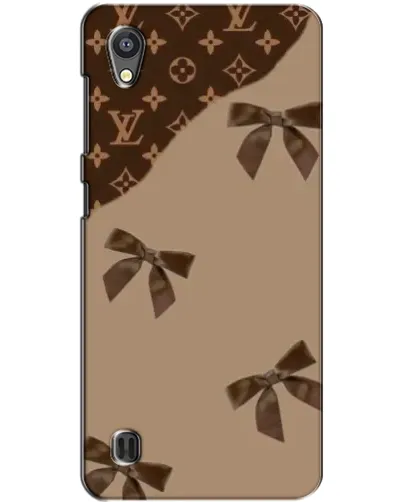 Чехол для ZTE Blade A5 с картинкой «LV — кофейный атлас»