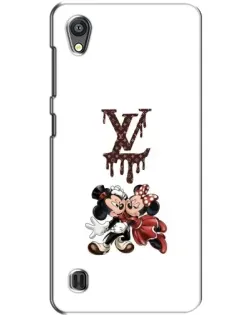 Чехол для ZTE Blade A5 с картинкой «LV и Микки Маус»