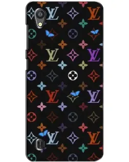 Чехол для ZTE Blade A5 с картинкой «Цветная монограмма LV»