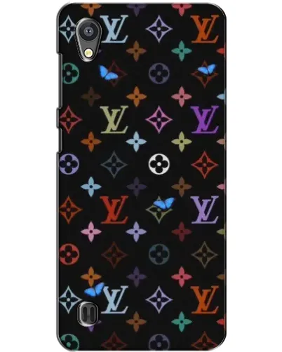 Чехол для ZTE Blade A5 с картинкой «Цветная монограмма LV»
