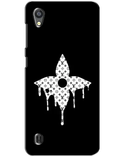 Чехол для ZTE Blade A5 с картинкой «Цветочная монограмма»