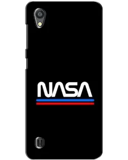 Чехол для ZTE Blade A5 с картинкой «NASA — классика Red Blue»