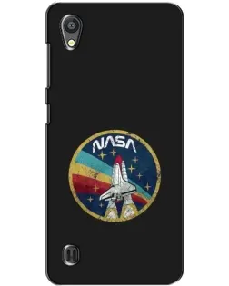 Чехол для ZTE Blade A5 с картинкой «NASA — эмблема миссии»