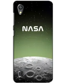 Чехол для ZTE Blade A5 с картинкой «NASA — лунный градиент»