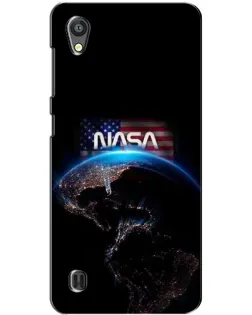 Чехол для ZTE Blade A5 с картинкой «Земля из космоса NASA»
