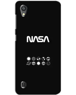 Чехол для ZTE Blade A5 с картинкой «NASA — технический принт»