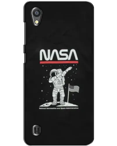 Чехол для ZTE Blade A5 с картинкой «NASA — шагаем по Луне»