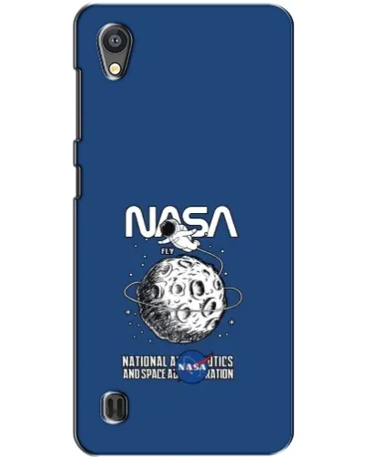 Чехол для ZTE Blade A5 с картинкой «NASA — лунная миссия»