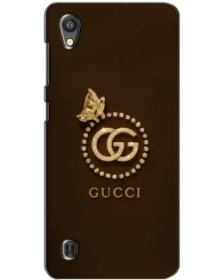 Чехол для ZTE Blade A5 с картинкой «Gucci — золотая бабочка»