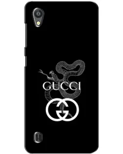 Чехол для ZTE Blade A5 с картинкой «Gucci — серебряная змея»