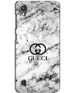Чехол для ZTE Blade A5 с картинкой «Gucci — мраморный шик»
