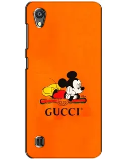 Чохол для ZTE Blade A5 з картинкою «Міккі Маус Gucci — помаранч»