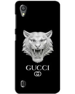 Чохол для ZTE Blade A5 з картинкою «Gucci — срібний лев»
