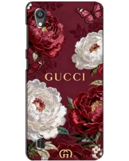 Чохол для ZTE Blade A5 з картинкою «Gucci — бордові троянди»