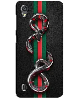 Чохол для ZTE Blade A5 з картинкою «Gucci — змія на смузі»