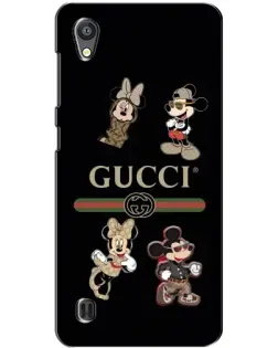 Чохол для ZTE Blade A5 з картинкою «Gucci — герої Disney та монограма»