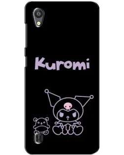 Чохол для ZTE Blade A5 з картинкою «Kuromi — чорний мінімалізм»