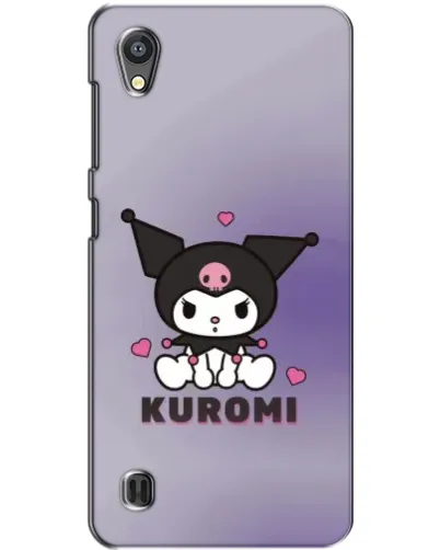 Чехол для ZTE Blade A5 с картинкой «Kuromi — фиолетовый арт»