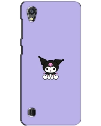 Чехол для ZTE Blade A5 с картинкой «Kuromi — фиолетовый минимализм»