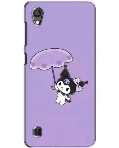 Чехол для ZTE Blade A5 с картинкой «Kuromi с зонтиком»