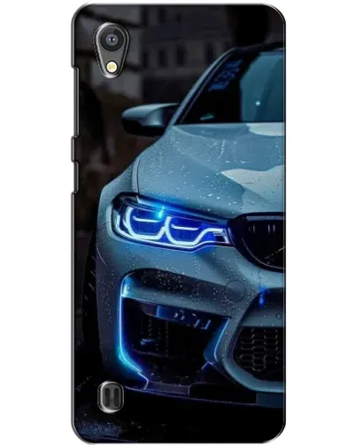 Чехол для ZTE Blade A5 с картинкой «Взгляд BMW с синими фарами»