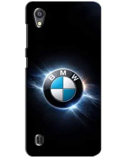 Чехол для ZTE Blade A5 с картинкой «BMW — неоновое сияние»