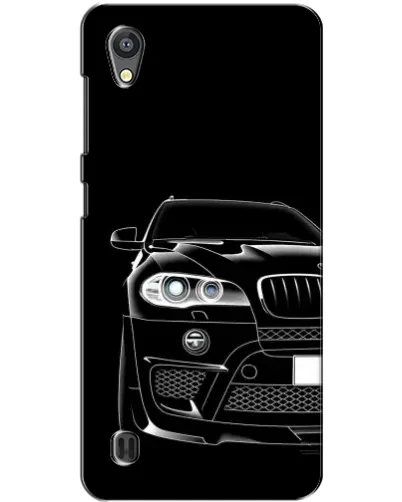 Чехол для ZTE Blade A5 с картинкой «Темный силуэт BMW»