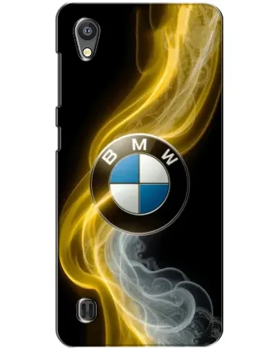 Чехол для ZTE Blade A5 с картинкой «Золотистый дым BMW»