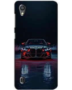 Чехол для ZTE Blade A5 с картинкой «BMW на мокрой дороге»