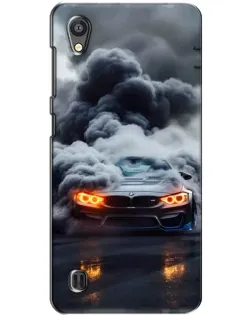 Чехол для ZTE Blade A5 с картинкой «BMW в дыму»