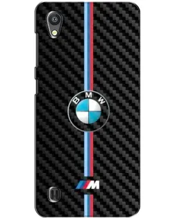 Чехол для ZTE Blade A5 с картинкой «Эмблема BMW и карбон»