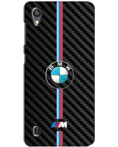 Чехол для ZTE Blade A5 с картинкой «Эмблема BMW и карбон»