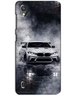 Чехол для ZTE Blade A5 с картинкой «BMW сквозь туман»