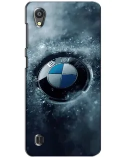 Чехол для ZTE Blade A5 с картинкой «Логотип BMW — лед»