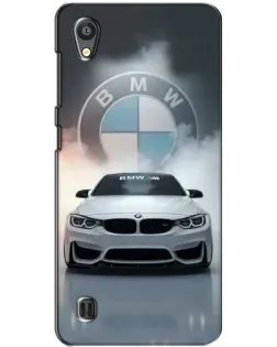 Чехол для ZTE Blade A5 с картинкой «BMW в белом дыму»