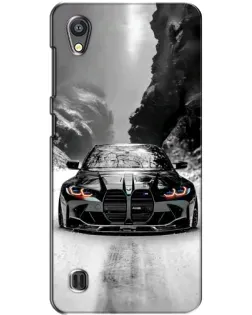 Чехол для ZTE Blade A5 с картинкой «BMW — акварельный дрифт»