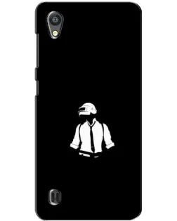 Чехол для ZTE Blade A5 с картинкой «PUBG — белый шлем»