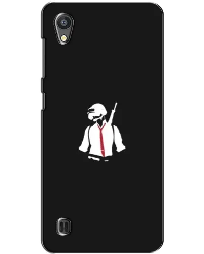 Чехол для ZTE Blade A5 с картинкой «PUBG — силуэт воина»