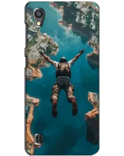 Чехол для ZTE Blade A5 с картинкой «PUBG — свободное падение»
